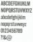 Modello di lettera in legno ALTERNATE GOTHIC