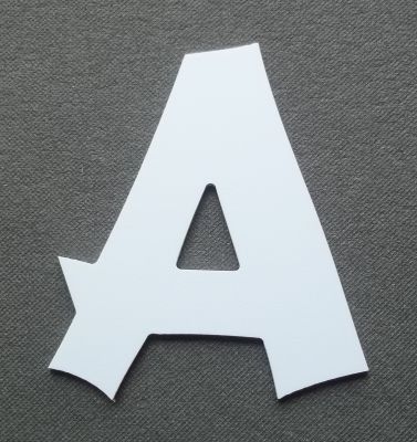 Lettera di plastica PVC CANCUN