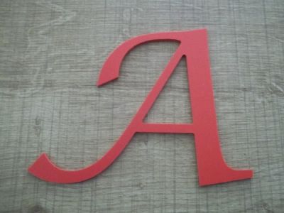 Lettera in plastica colore PVC LUCIDA CALLIGRAPHY