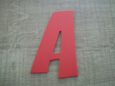 Lettera in plastica colore PVC ZOINKS