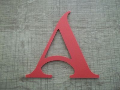 Lettera in plastica PVC colore SHANGRI LA