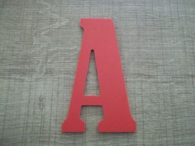 Lettera in plastica PVC colore BERNARD CONDENSATO