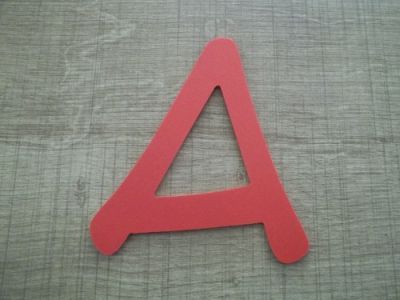 Lettera in plastica PVC colore ANIME