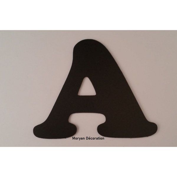 Lettera di plastica PVC nero COOPER BLACK