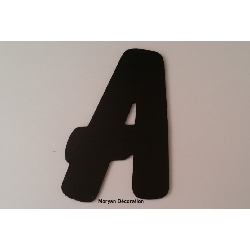 Lettera di plastica PVC nero BALLOON