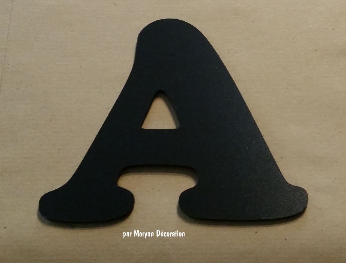 Lettera di plastica PVC nero COOPER BLACK