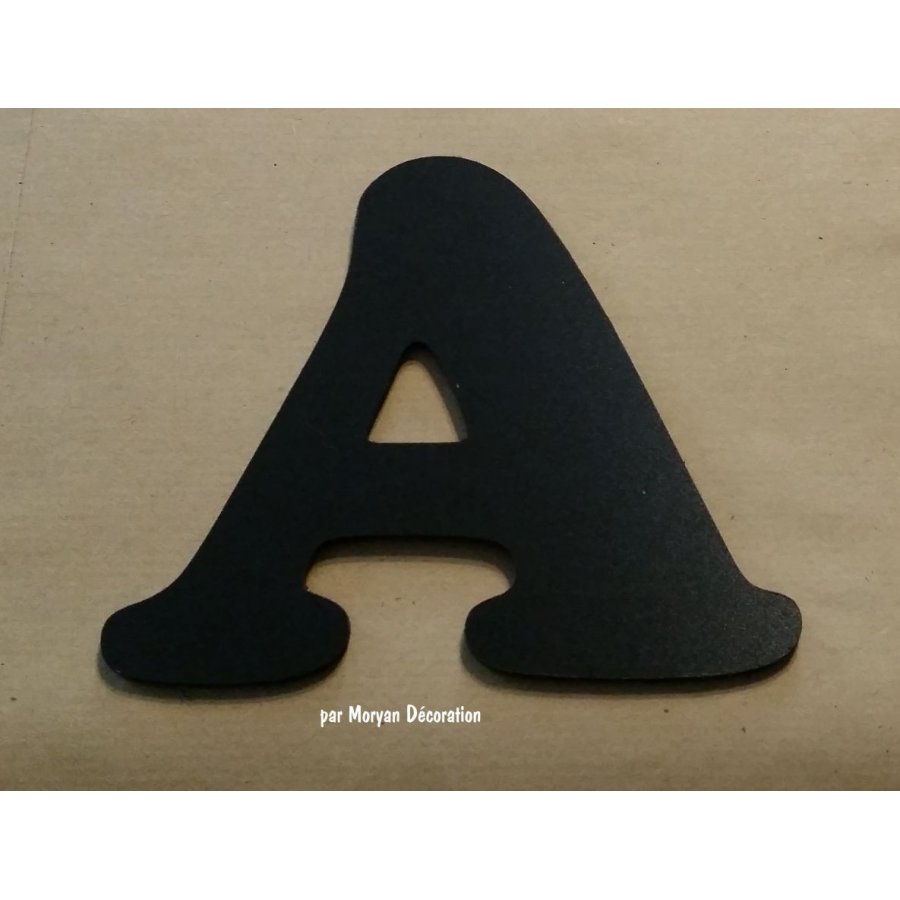 Lettera di plastica PVC nero COOPER BLACK