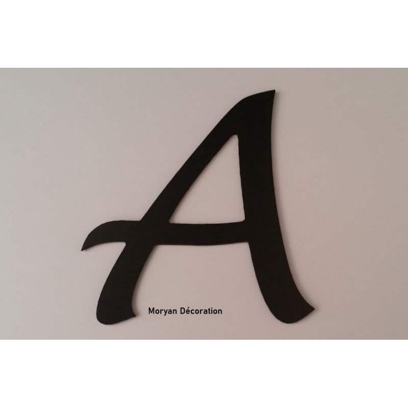 Lettera di plastica PVC nero LUCIDA HANDWRITING