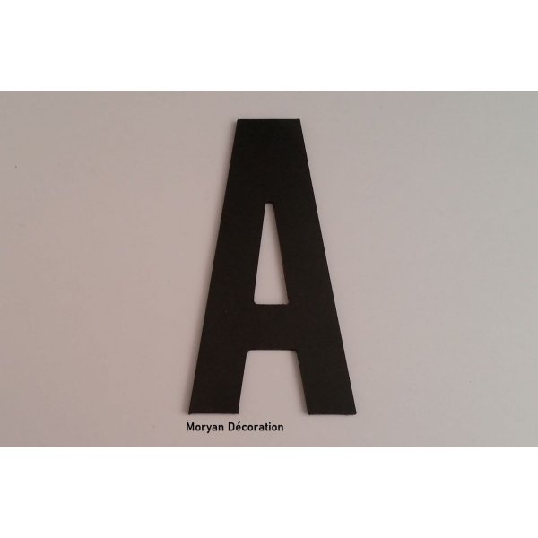 Lettera di plastica PVC nero BATON