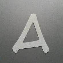 Cartello con lettera in zinco ANIME ACE