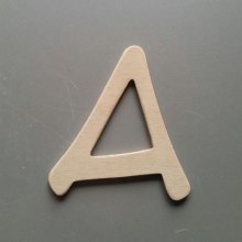 Lettera in legno grezzo da dipingere modello ANIME ACE
