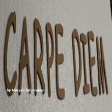 Lettera decorativa in legno CARPE DIEM