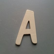 Lettera in legno grezzo da verniciare modello DOM CASUAL