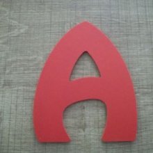 Lettera in plastica PVC colore HARLEQUIN