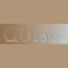 Lettere decorative in zinco KITCHEN 18 cm